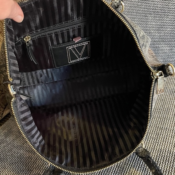 Victoria's Secret Snakeskin Satchel with Gold Chain - Picture 10 of 13